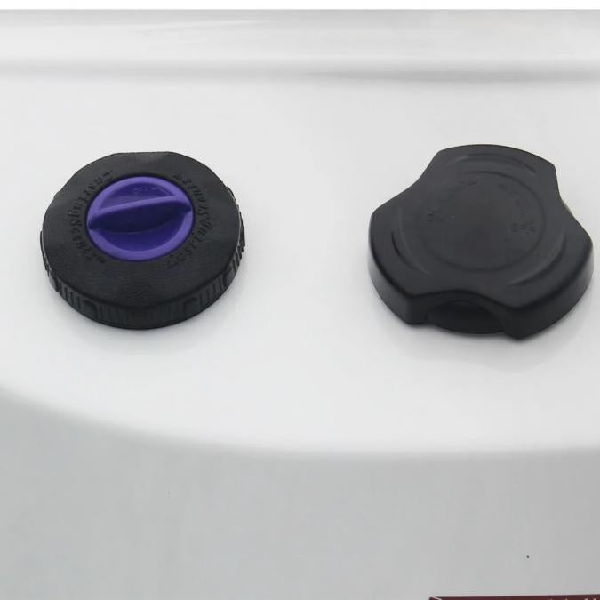 Outdoor 2-Seater Outdoor Hot Tub – 49 Jets, 3 kW Heater, Chromotherapy LEDs, Ozone & Bluetooth