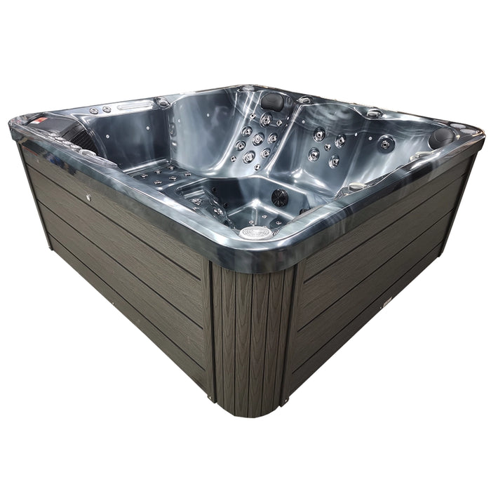 Outdoor 5-Seater Hot Tub – Midnight Opal Finish, 72 Jets, 3 kW Heater, Energy-Efficient LEDs & Audio