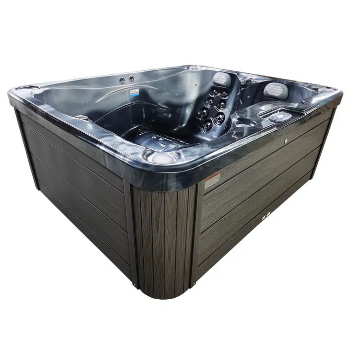 Outdoor 3–4-Seater Corner Hot Tub – Midnight Opal Finish, 44 Jets, 3 kW Heater & LEDs