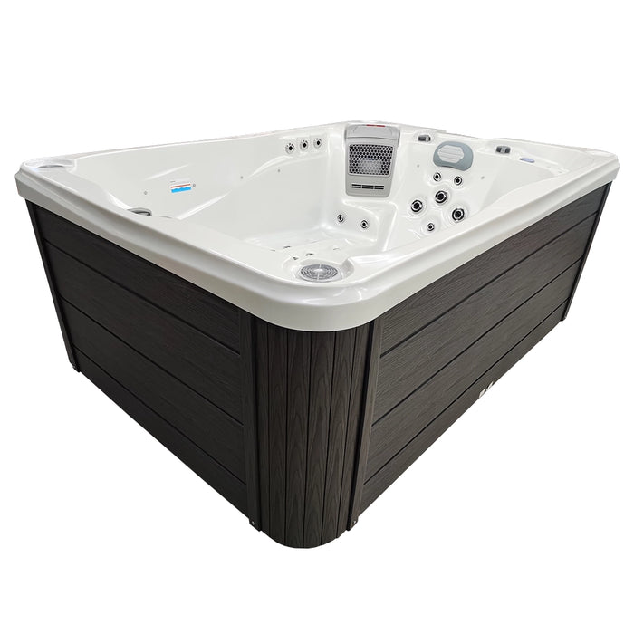 Outdoor 5-Seater Compact Hot Tub – 3 Recliners, 62 Jets & Bluetooth Audio