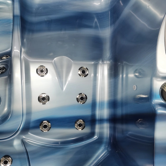 Outdoor 5-Seater Hot Tub – Midnight Opal Finish, 72 Jets, 3 kW Heater, Energy-Efficient LEDs & Audio