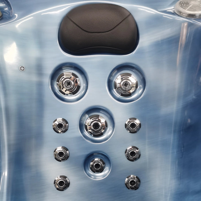 Outdoor 5-Seater Hot Tub – Midnight Opal Finish, 72 Jets, 3 kW Heater, Energy-Efficient LEDs & Audio