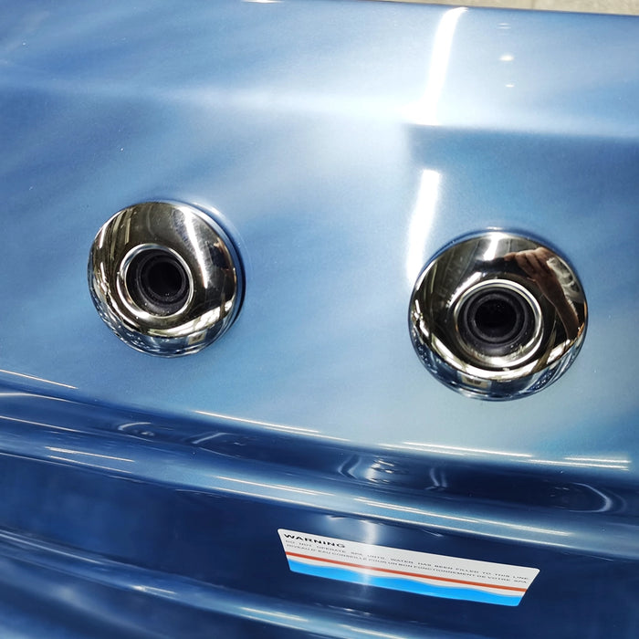 Outdoor 3–4-Seater Small Hot Tub – Ocean Wave Finish, 44 Jets, 3 kW Heater & LEDs