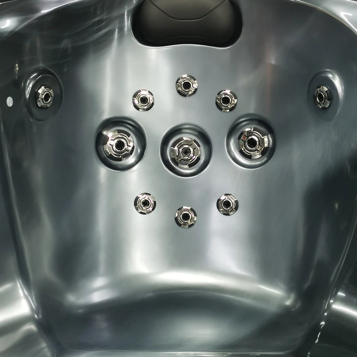 Outdoor 5-Seater Hot Tub – Midnight Opal Finish, 72 Jets, 3 kW Heater, Energy-Efficient LEDs & Audio
