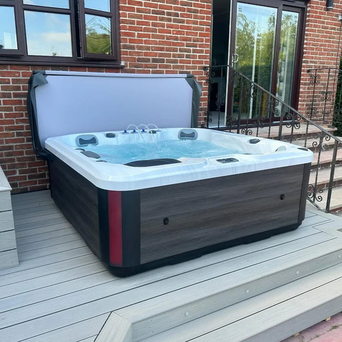 Outdoor 5-Seater Hot Tub – 79 Jets, Dual 3 HP Pumps, 3 kW Heater, 32A Supply, LEDs & Bluetooth
