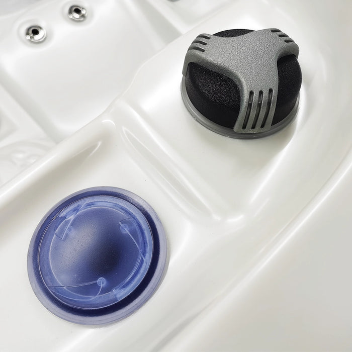 Outdoor 5-Seater Compact Hot Tub – 3 Recliners, 62 Jets & Bluetooth Audio