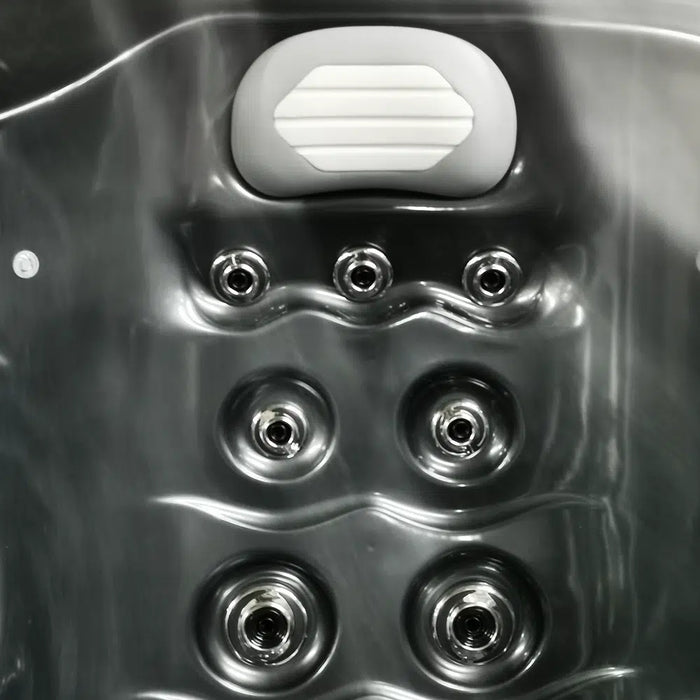 Outdoor 3–4-Seater Corner Hot Tub – Midnight Opal Finish, 44 Jets, 3 kW Heater & LEDs