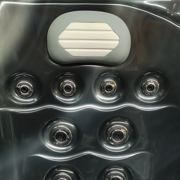 Outdoor 5-Seater Hot Tub – 3 Recliners, Midnight Opal Finish & Bluetooth Audio