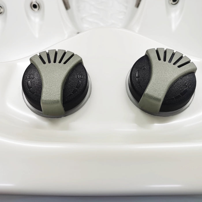 Outdoor 5-Seater Compact Hot Tub – 3 Recliners, 62 Jets & Bluetooth Audio
