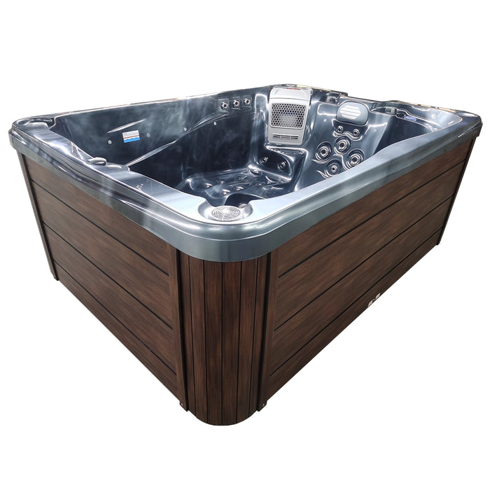 Outdoor 5-Seater Hot Tub – 3 Recliners, Midnight Opal Finish & Bluetooth Audio