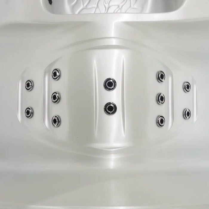 Outdoor 3–4-Seater Outdoor Hot Tub – 44 Jets, 3 kW Heater, Ozone, LEDs & Bluetooth