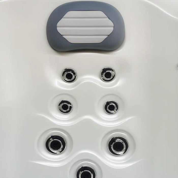 Outdoor 3–4-Seater Outdoor Hot Tub – 44 Jets, 3 kW Heater, Ozone, LEDs & Bluetooth