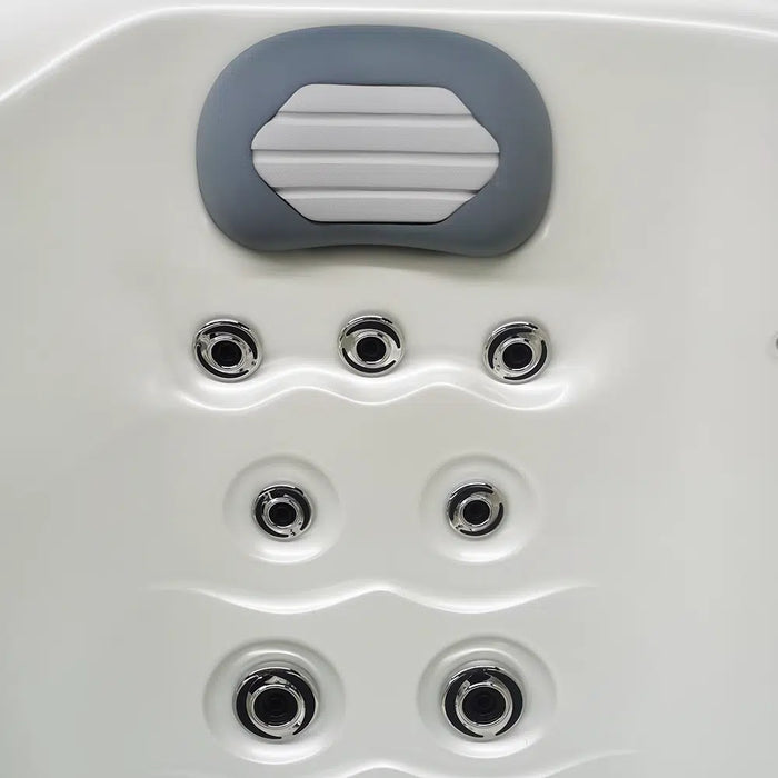 Outdoor 3–4-Seater Outdoor Hot Tub – 44 Jets, 3 kW Heater, Ozone, LEDs & Bluetooth