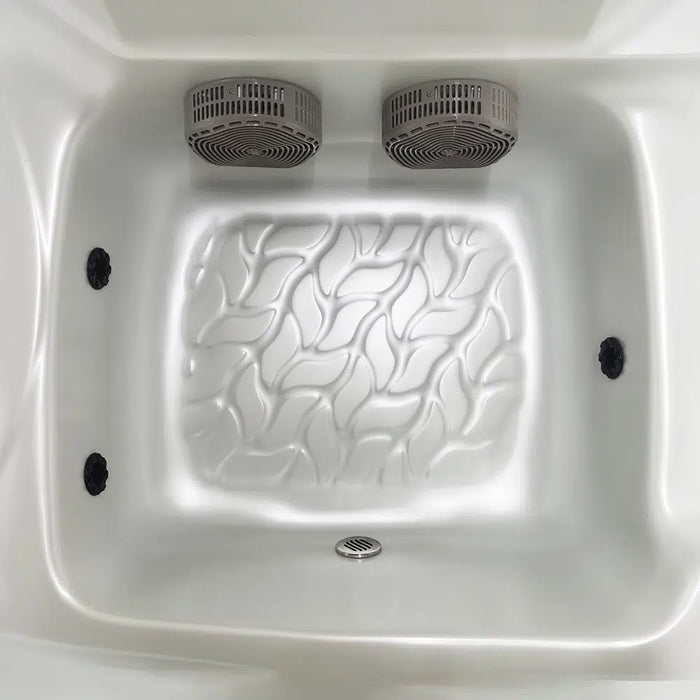 Outdoor 3–4-Seater Outdoor Hot Tub – 44 Jets, 3 kW Heater, Ozone, LEDs & Bluetooth
