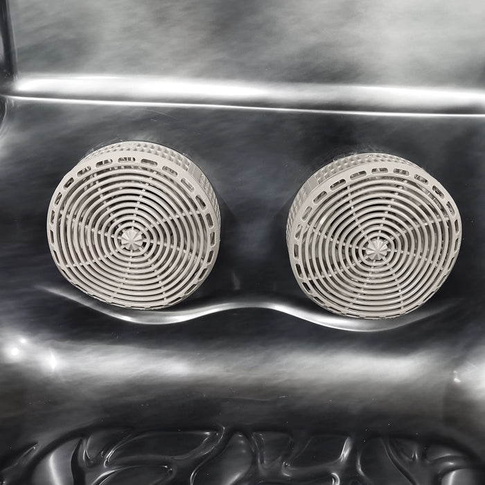 Outdoor 3–4-Seater Corner Hot Tub – Midnight Opal Finish, 44 Jets, 3 kW Heater & LEDs