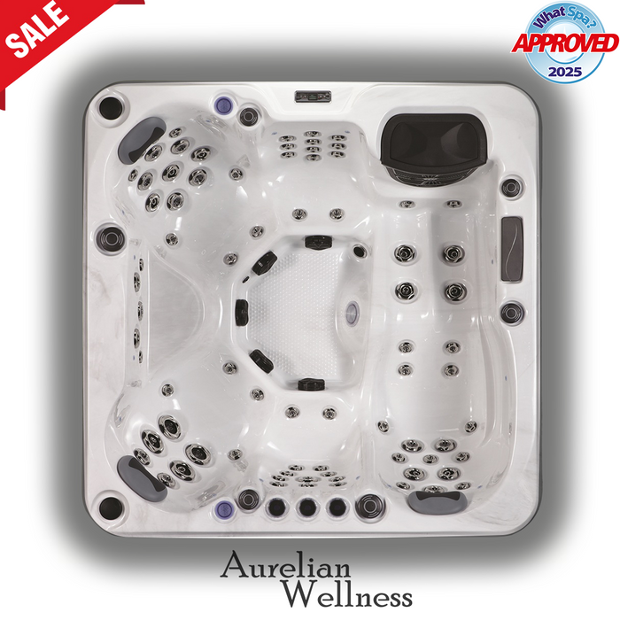 Outdoor 5-Seater Hot Tub – 79 Jets, Dual 3 HP Pumps, 3 kW Heater, 32A Supply, LEDs & Bluetooth