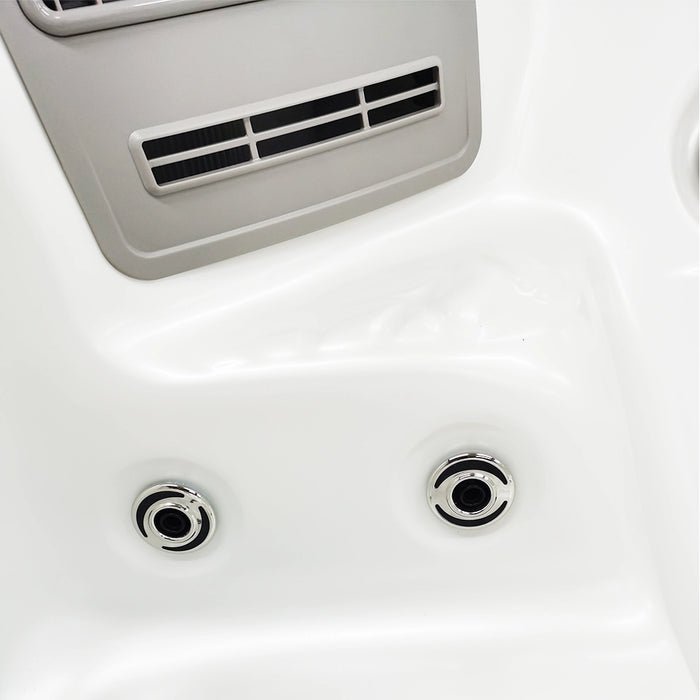 Outdoor 5-Seater Compact Hot Tub – 3 Recliners, 62 Jets & Bluetooth Audio