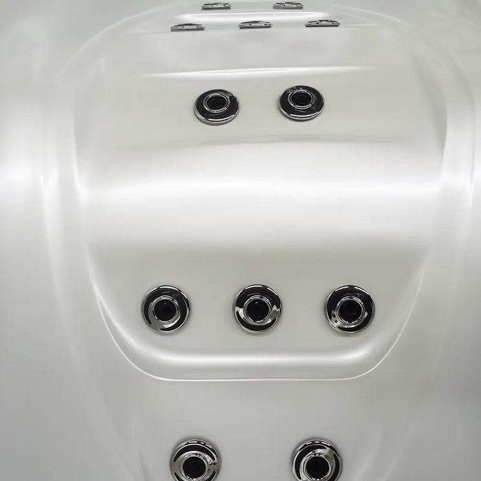 Outdoor 3–4-Seater Outdoor Hot Tub – 44 Jets, 3 kW Heater, Ozone, LEDs & Bluetooth