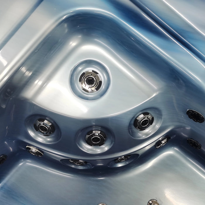 Outdoor 5-Seater Hot Tub – Midnight Opal Finish, 72 Jets, 3 kW Heater, Energy-Efficient LEDs & Audio
