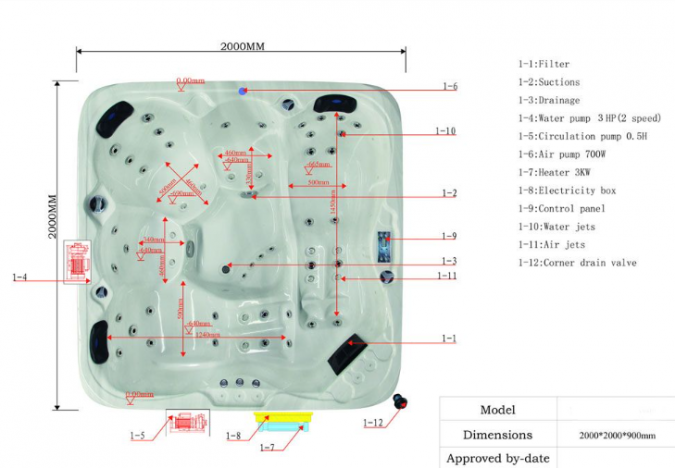 Jaquar Breva Spa | Hot Tub 5 Seater