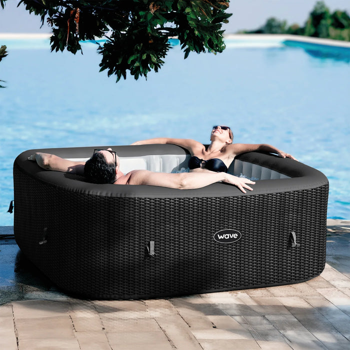 Wave Pacific | 4 Person Square Inflatable Hot Tub |