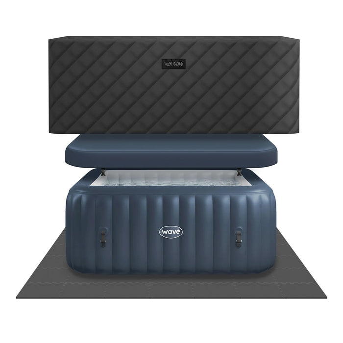 Wave Pacific | 4 Person Square Inflatable Hot Tub |