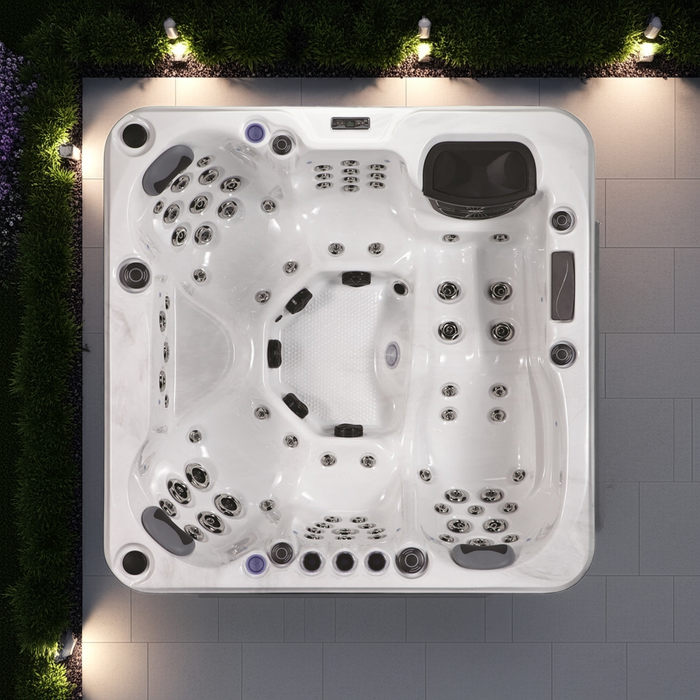 Outdoor 5-Seater Hot Tub – 79 Jets, Dual 3 HP Pumps, 3 kW Heater, 32A Supply, LEDs & Bluetooth