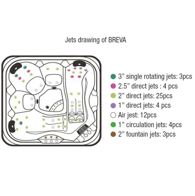 Jaquar Breva Spa | Hot Tub 5 Seater